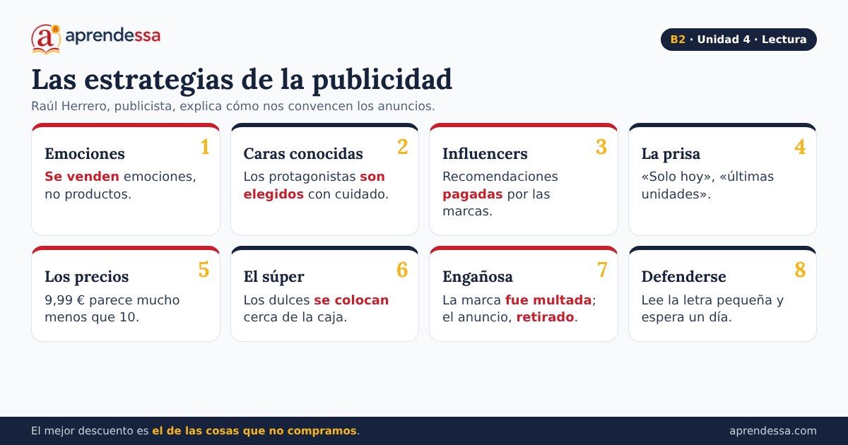 Publicidad y consumo: Las estrategias de la publicidad, unidad 4 de B2